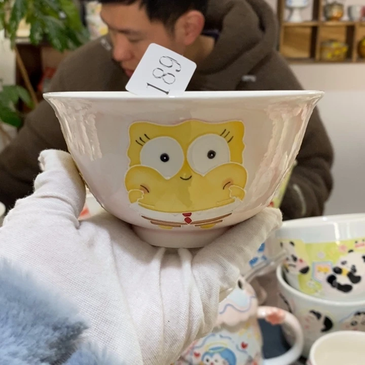 杯景德镇釉下彩手绘