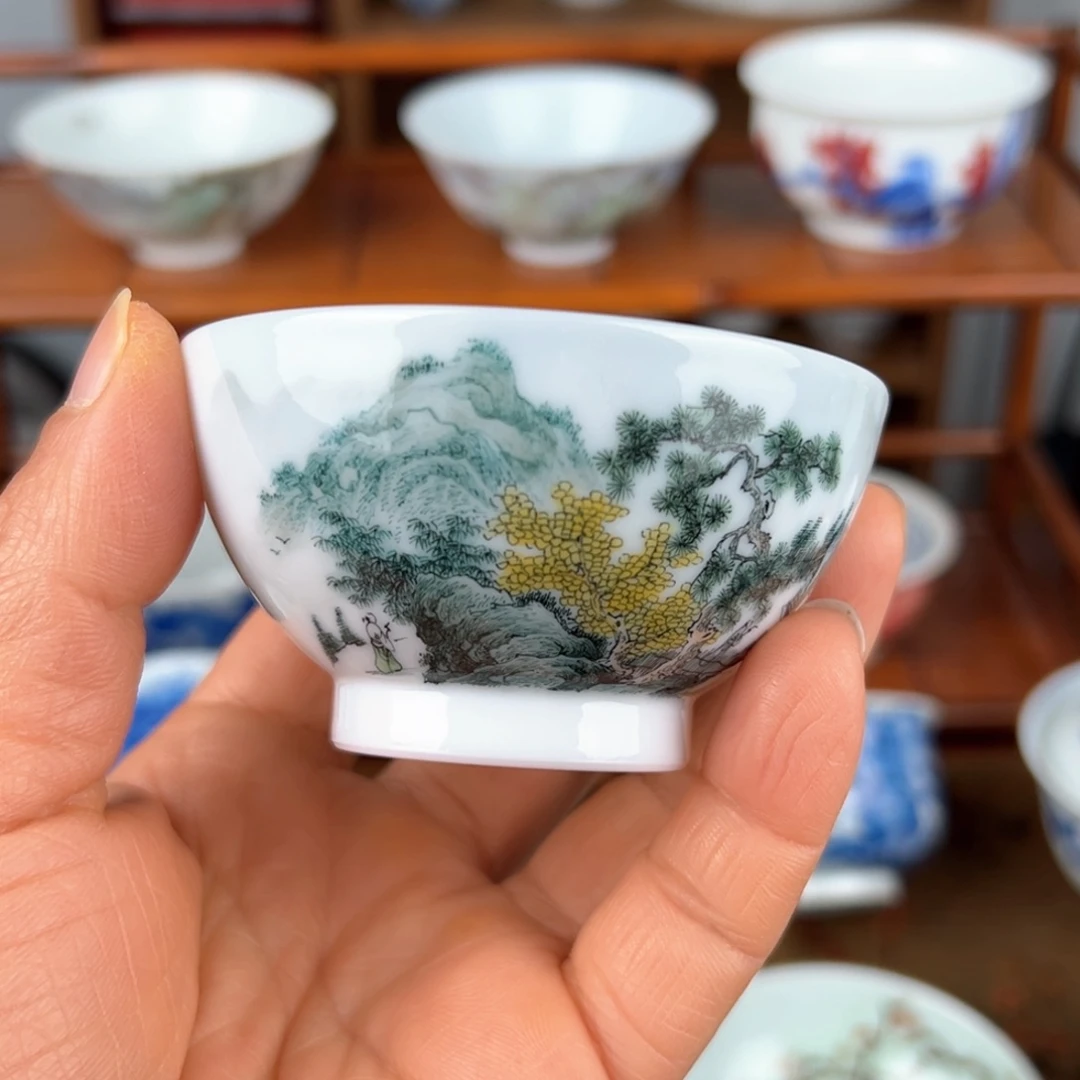 【闪购商品】一****你景德镇山水主人杯