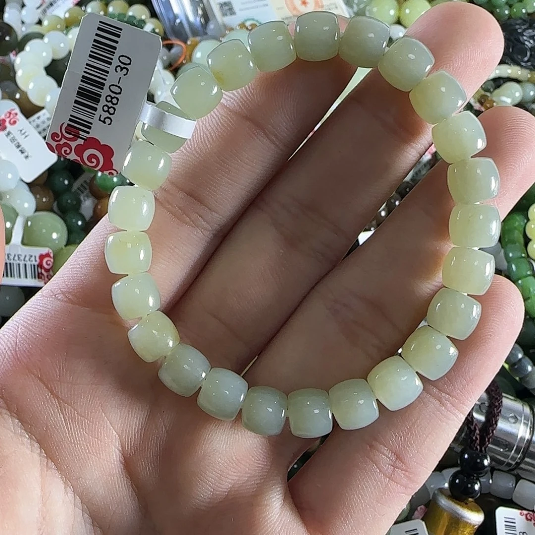 和田玉手链未镶嵌67