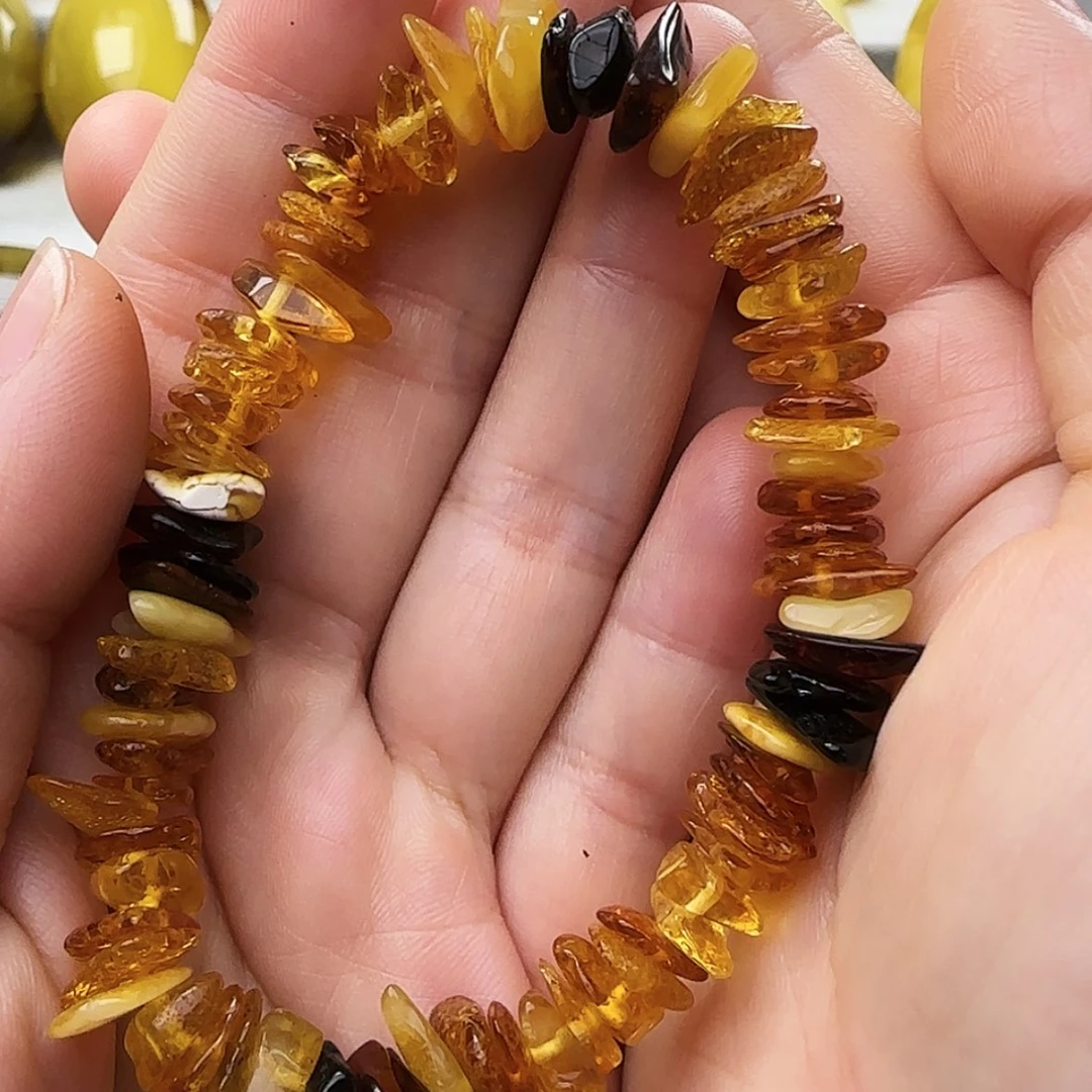 【闪购商品】琥珀颈饰未镶嵌手串