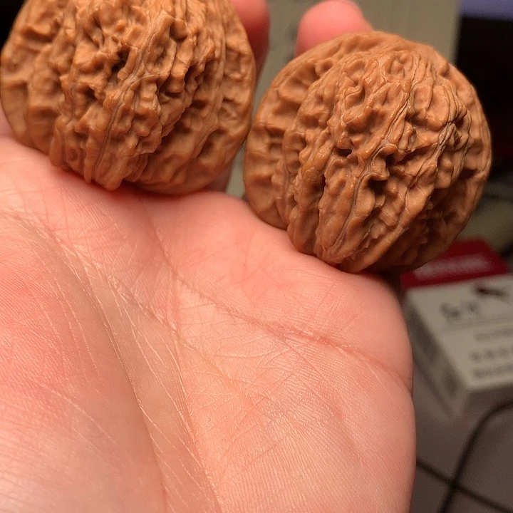 41尺寸瑕疵四座楼文玩核桃