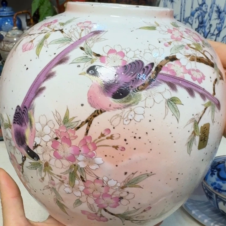 花器日式陶瓷一个