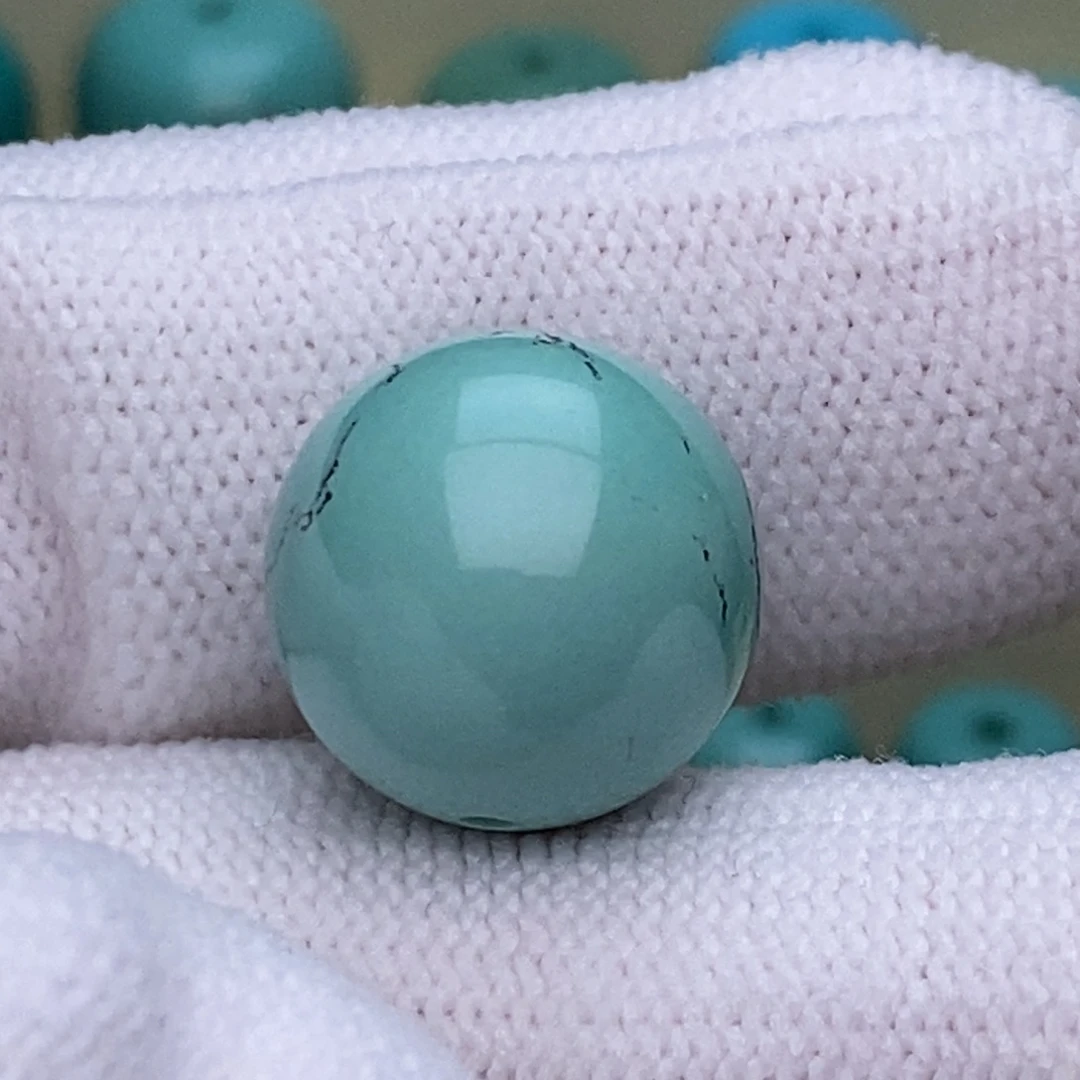 绿松石未镶嵌绿松石13.6mm