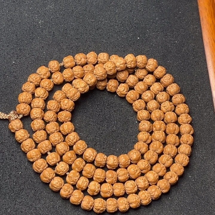 金刚菩提吊坠淡*定制收藏原装佛手108尺寸6.5