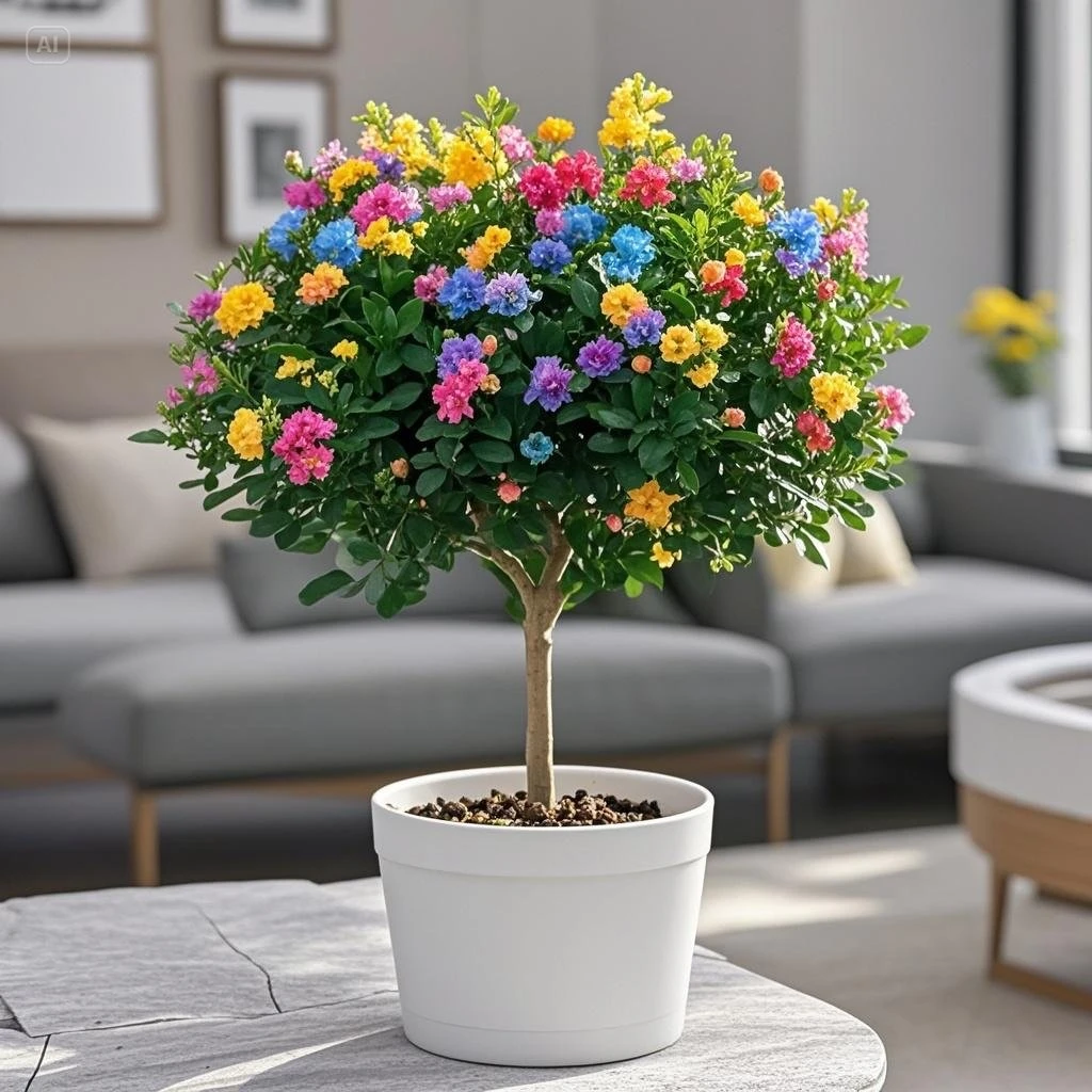 【夏日抖音绿植】九里香盆栽绿植物花卉独杆老桩浓香型驱蚊净化空气