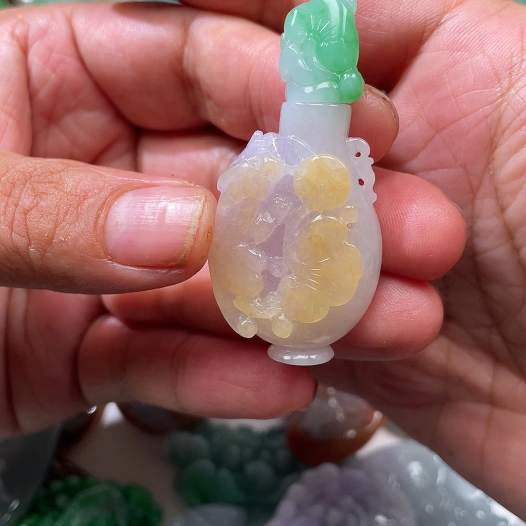 颈饰未镶嵌翡翠翡玉缘翡翠