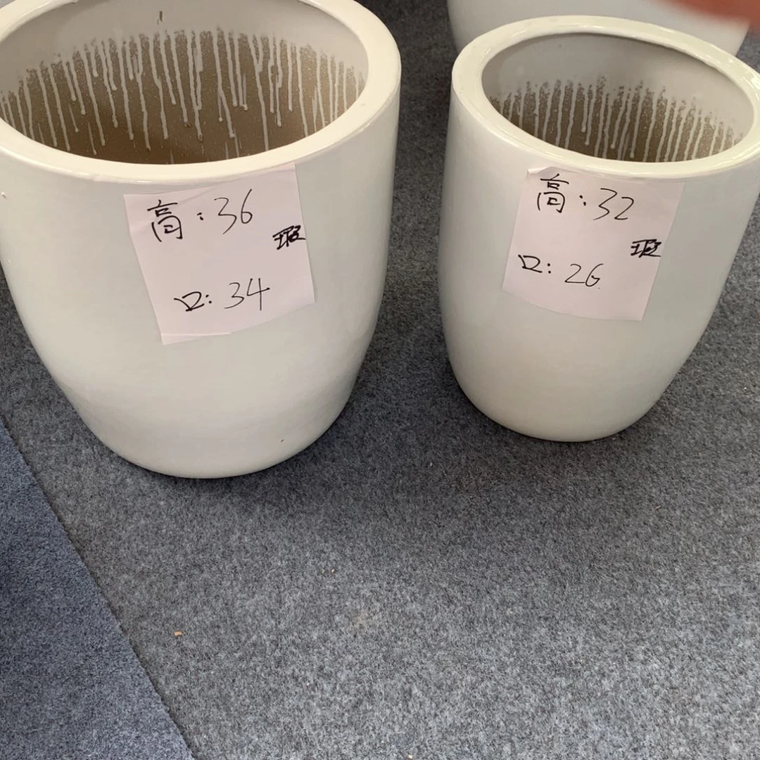 高温陶瓷花盆微瑕