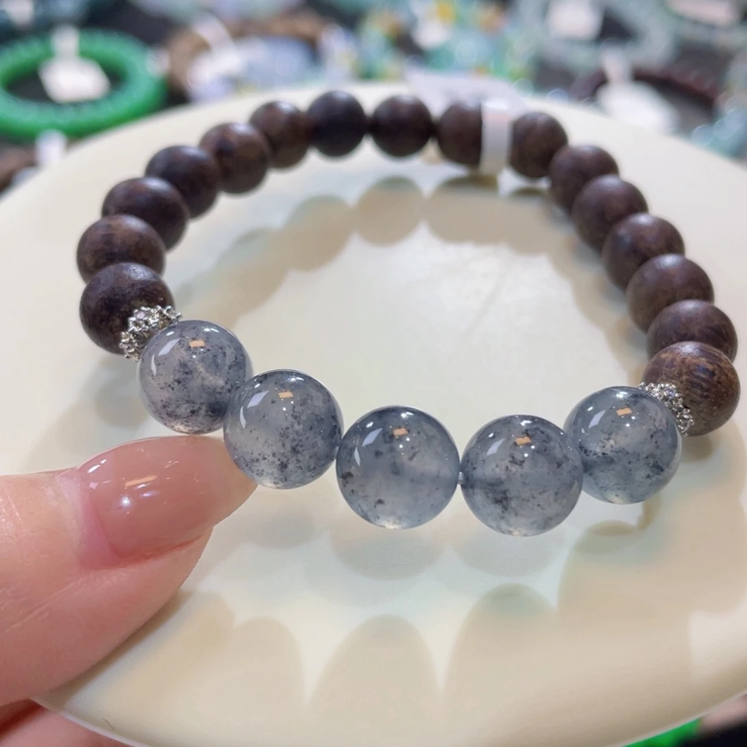 未镶嵌手链翡翠卡10黑冰 巨划算！