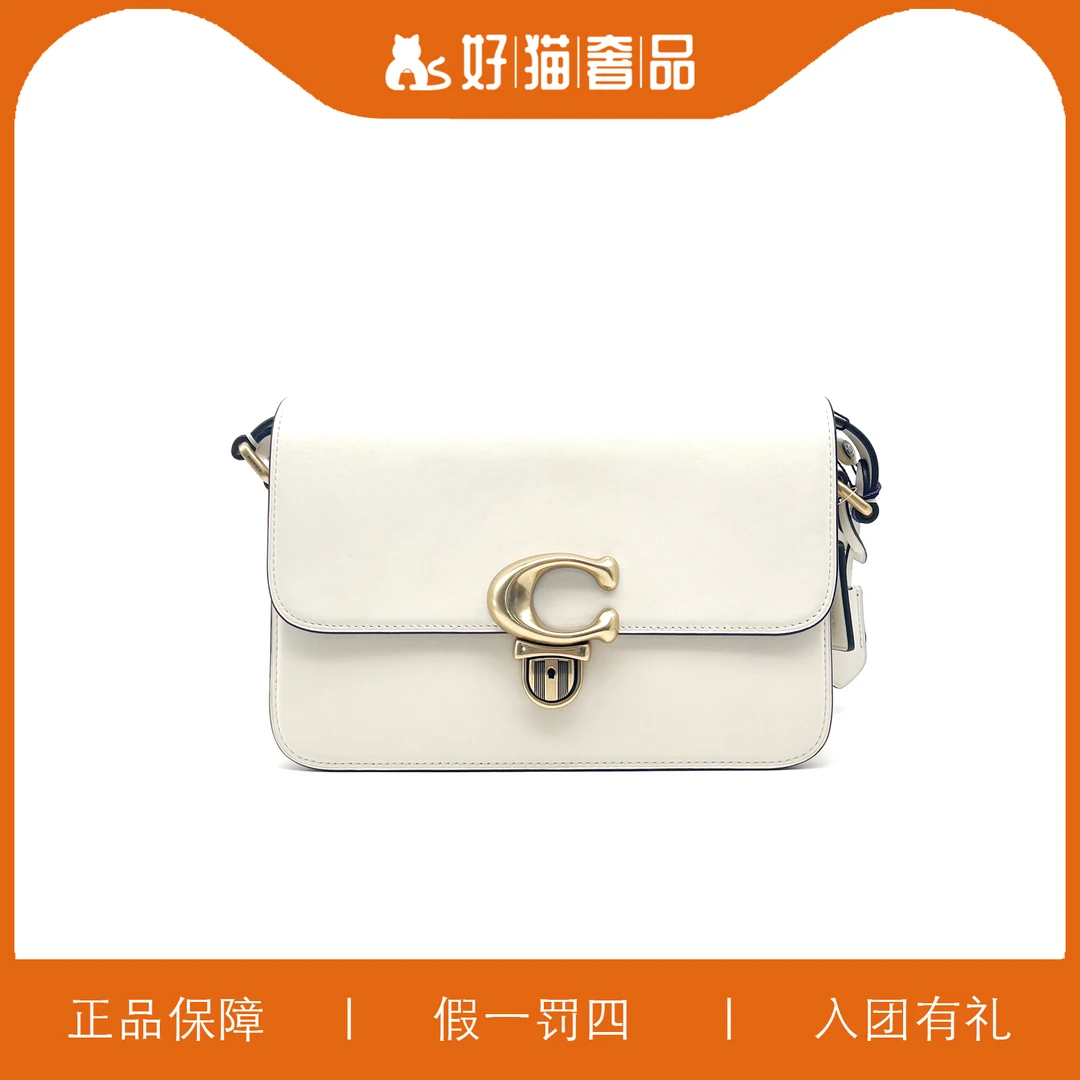 95新 COACH/蔻驰 蔻驰白色SDD包/P0713/24X15X8