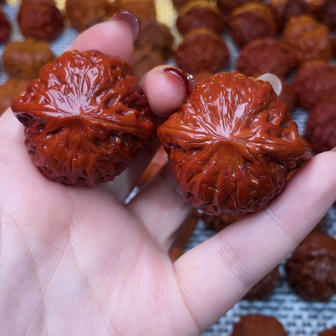 桃核吊坠文玩核桃 手把件 铁锤妹妹 41