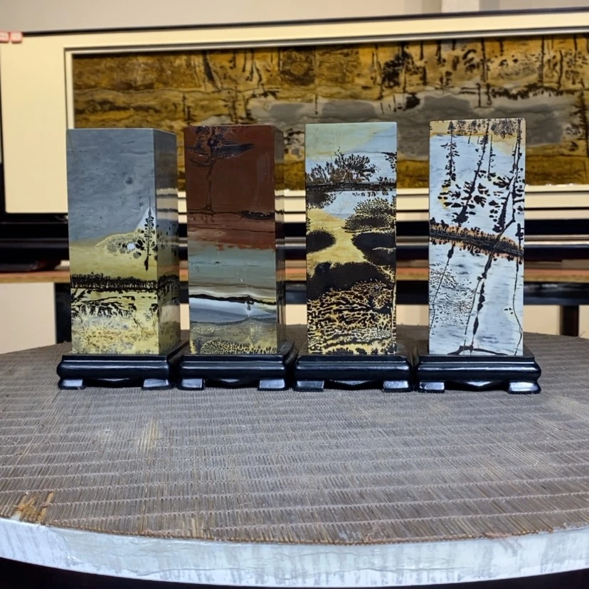 【闪购商品】广西国画石草花石