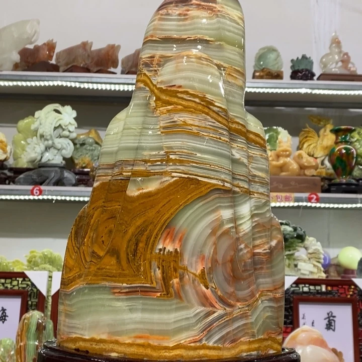 石材叶*叶家居摆件 奇石摆件