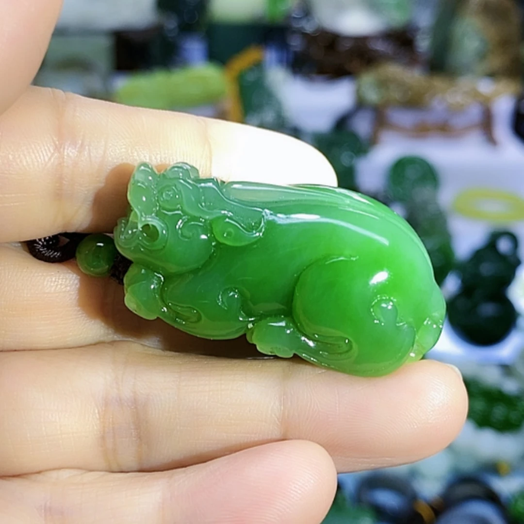【闪购商品】和田玉（碧玉）未镶嵌挂件