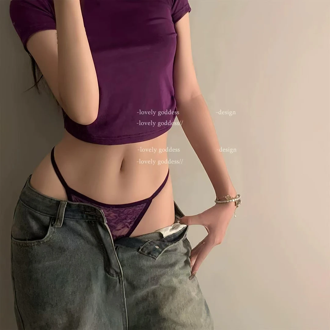 成功*纯欲蕾丝女夏季薄款镂空细带女生开衩内裆裤女夏季薄款