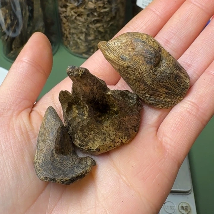 沉香手把件秋**境海南天然原母树莺歌绿棋楠包头块料13.6克