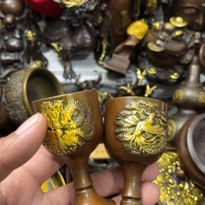 顺顺利利，铜器摆件