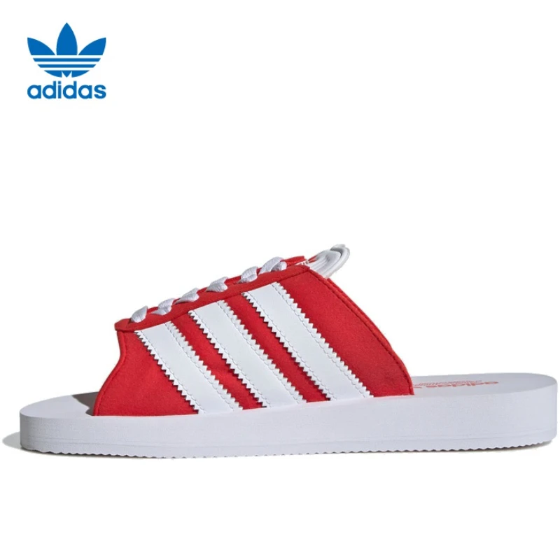 adidas阿迪达斯女鞋GAZELLE BEACH WORI-CLASSIC时尚拖鞋JQ7424
