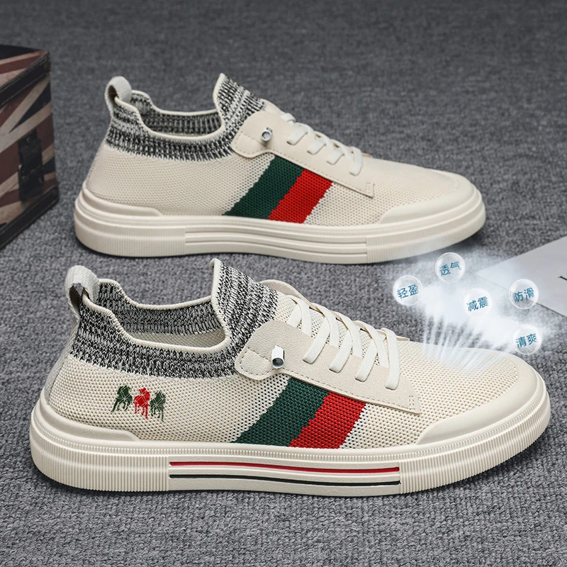 【男士驾车鞋】2025夏季男鞋薄款透气男士休闲运动一脚蹬百搭板鞋