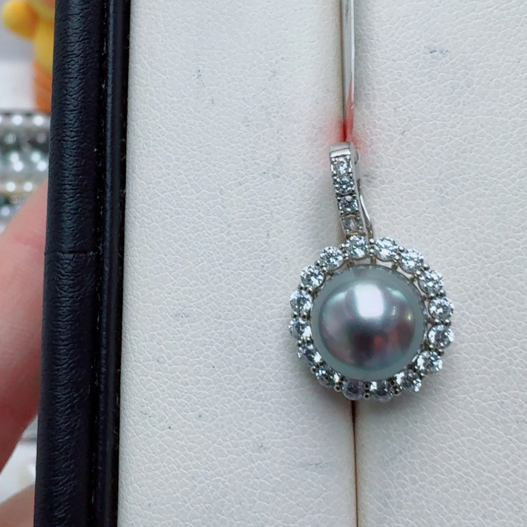 海水珍珠颈饰银S925镶嵌@@hd224