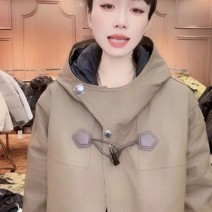 115……125斤皮羽绒服