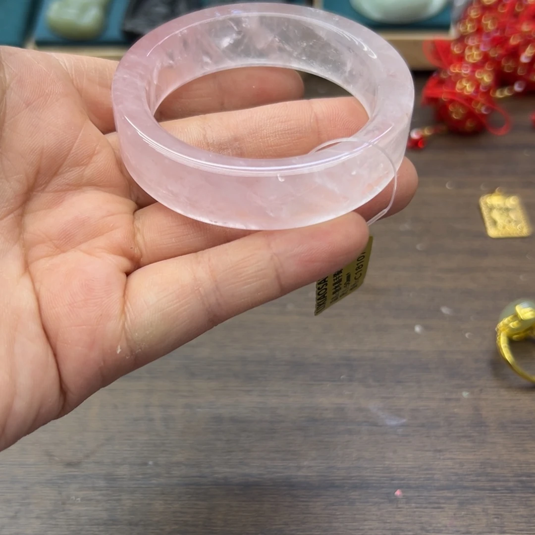 水晶未镶嵌手镯50.4圈围1055