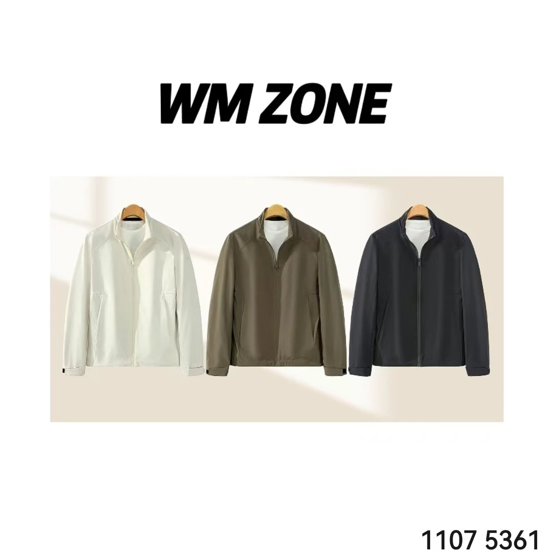 WM  3753 5361 男款保温网眼立领外套