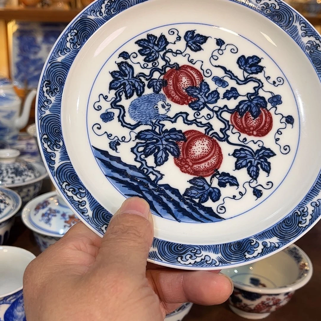 錡镇堂手工手绘壶承