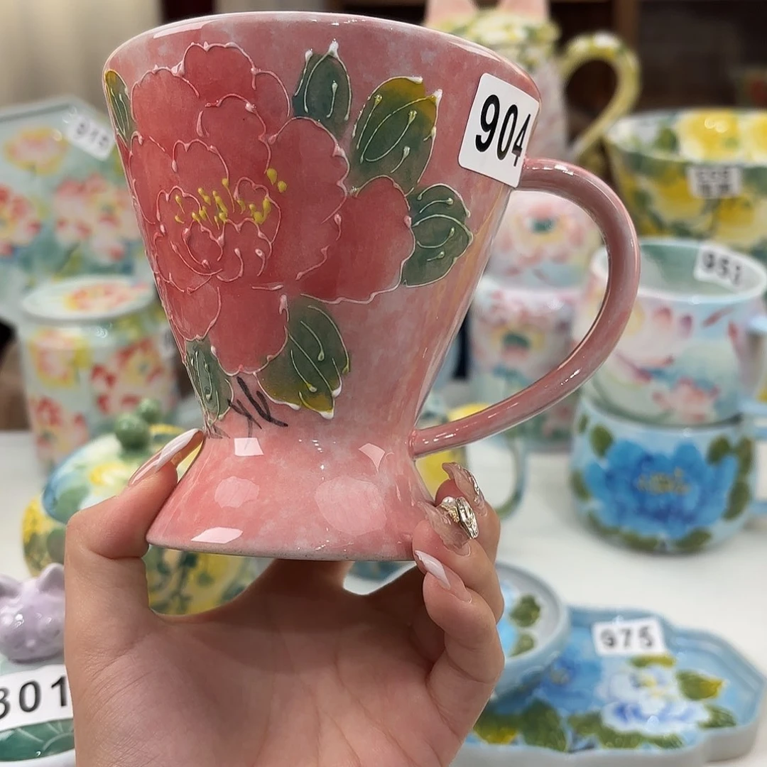 景德镇手绘高温釉下彩陶瓷茶具