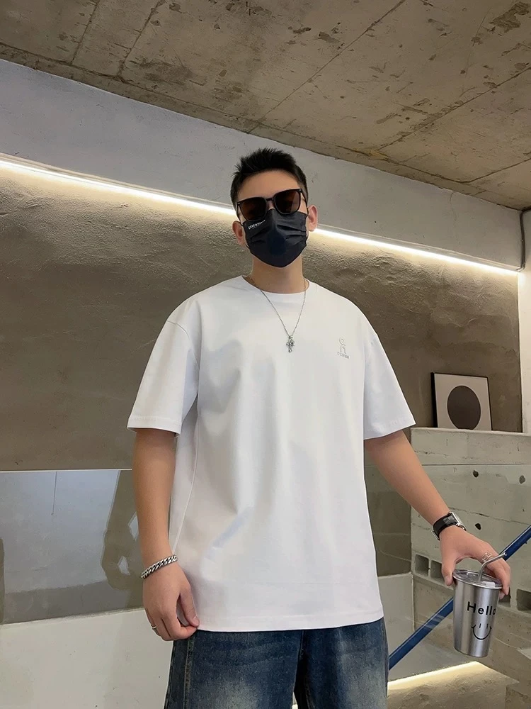 HP新款男装夏季休闲T恤潮流男装上衣短袖6393