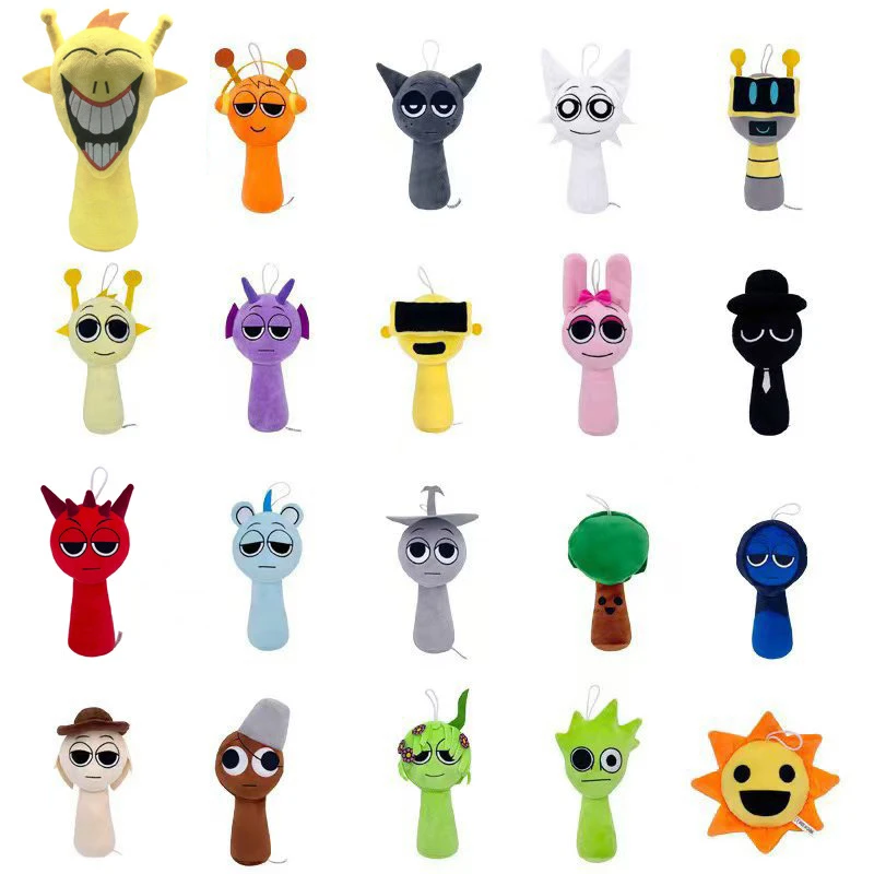 Sprunki Plush节奏盒子游戏玩具公仔奥伦温达毛绒玩偶周边小礼物