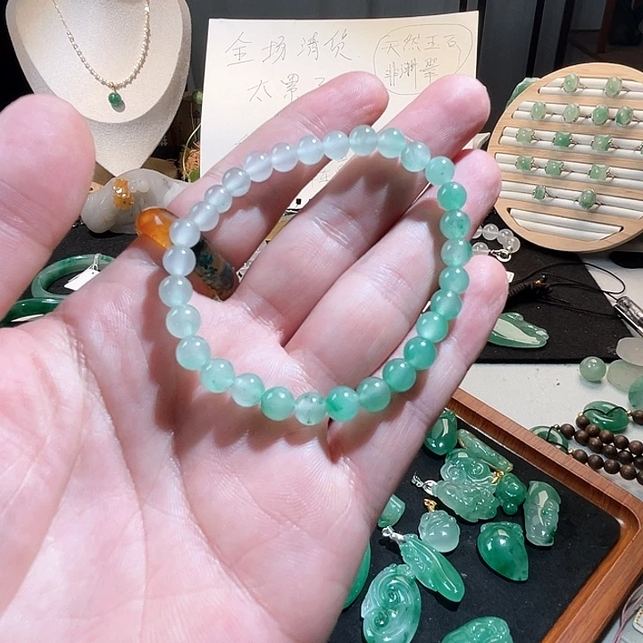 未镶嵌手串石英质玉