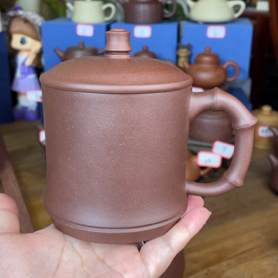 【闪购商品】茶壶紫砂朝*中槽青盖杯～容量：400
