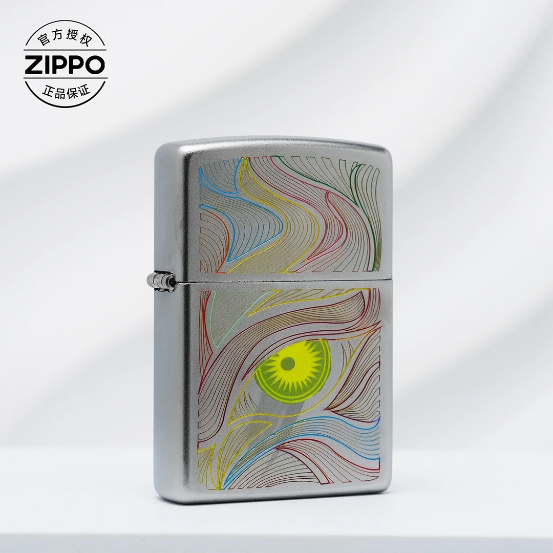 ZIPPO/之宝打火机填漆荧光秋水含睛-205