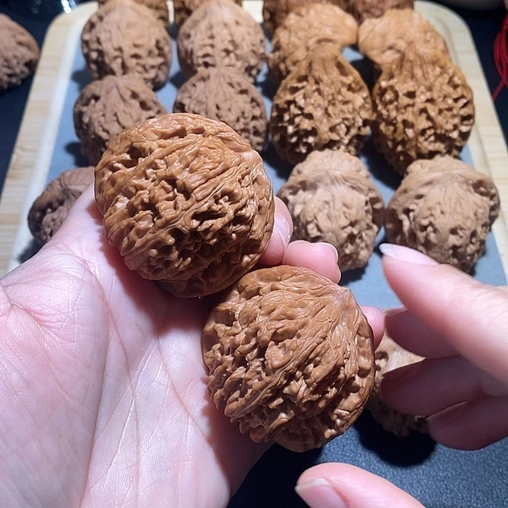 文玩核桃吊坠四座楼