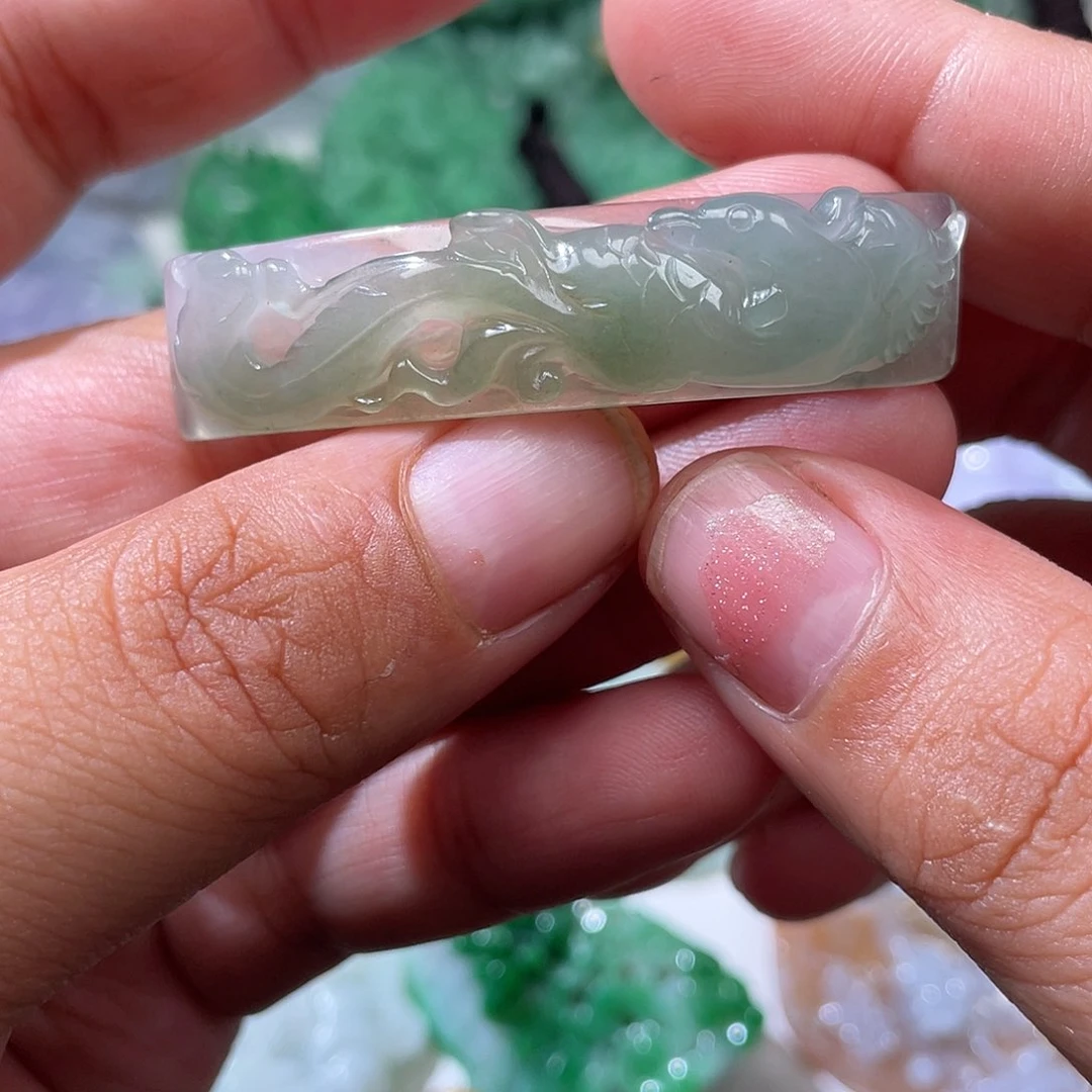 颈饰未镶嵌翡翠翡玉缘翡翠
