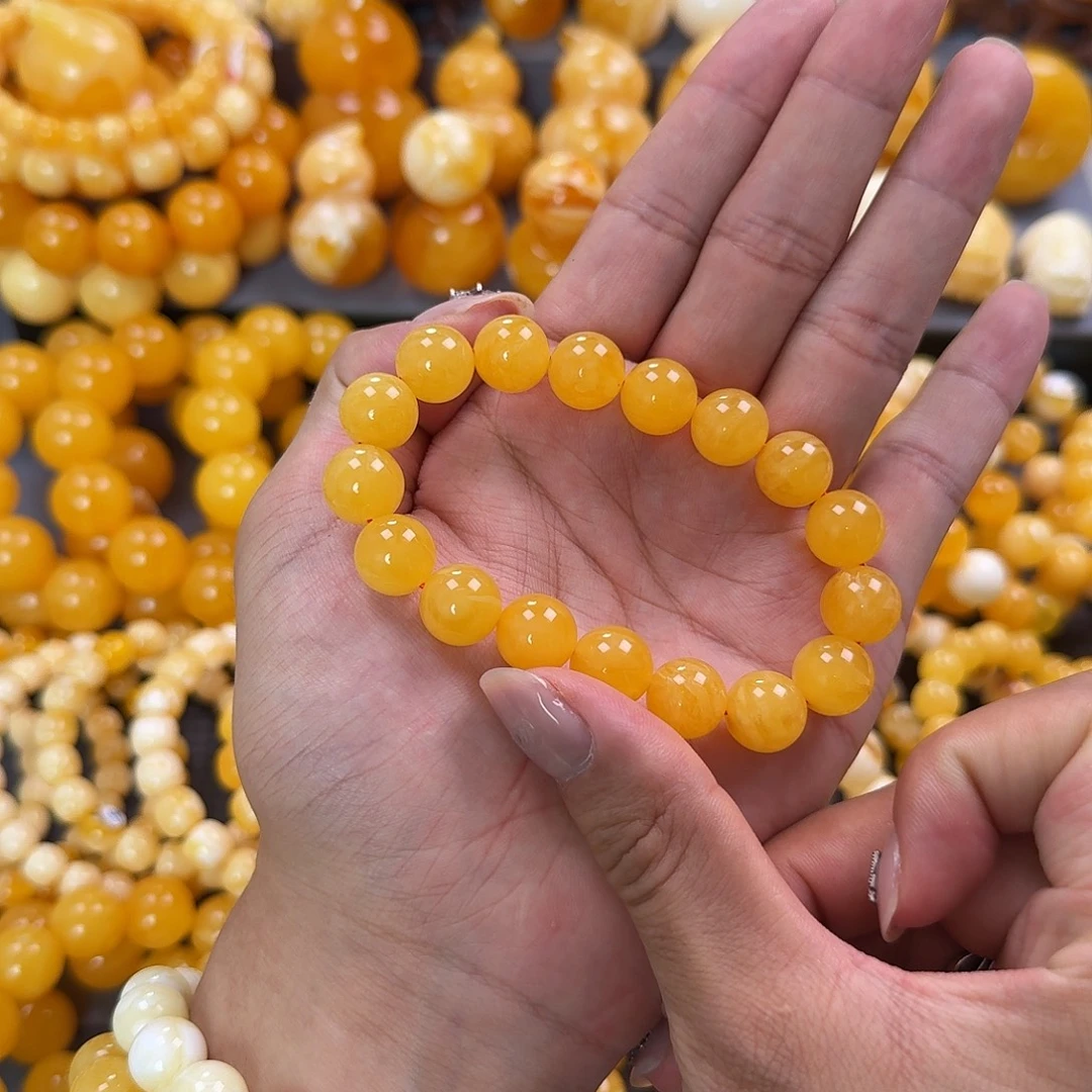 蜜蜡未镶嵌珠宝奇石12mm