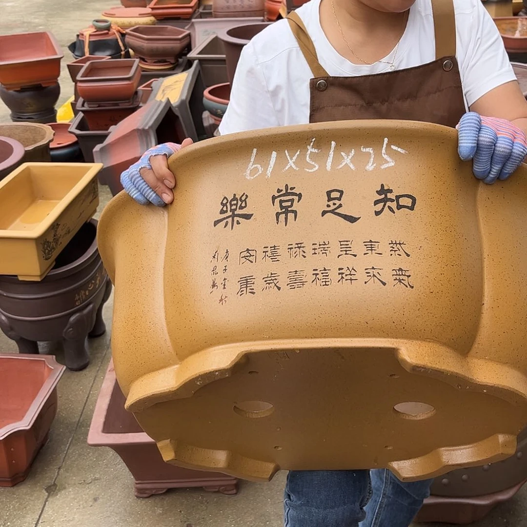 紫砂花盆盆景艺术