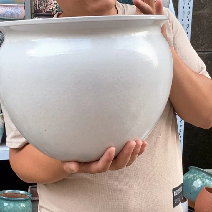 紫砂花盆口30高25福利