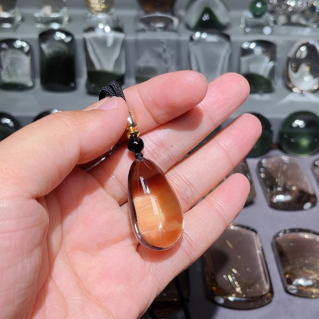 喵***影颈饰未镶嵌水晶挂件