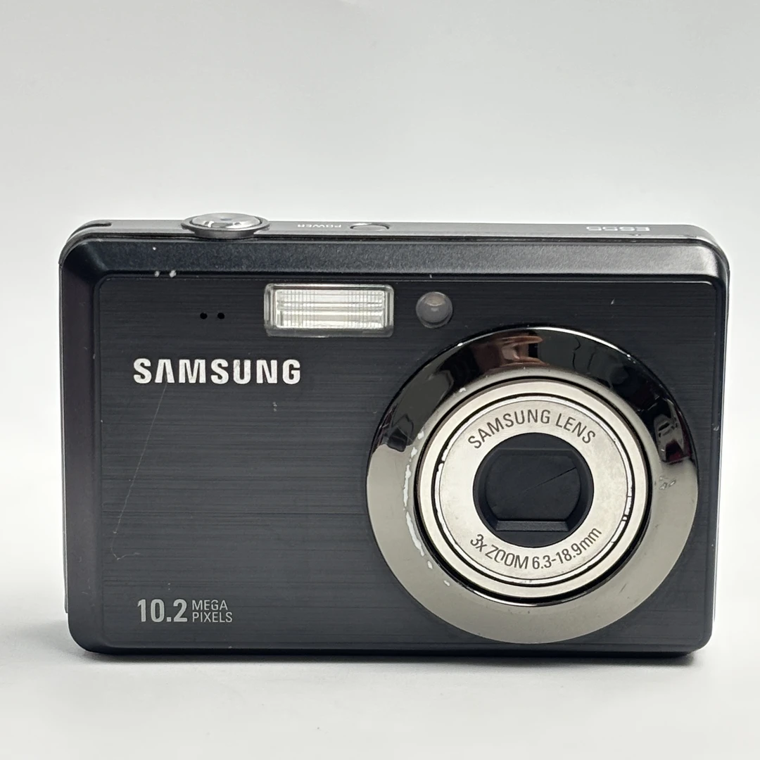 95新 Samsung/三星 es55黑色1020万像素3倍变焦自带美颜复古ccd
