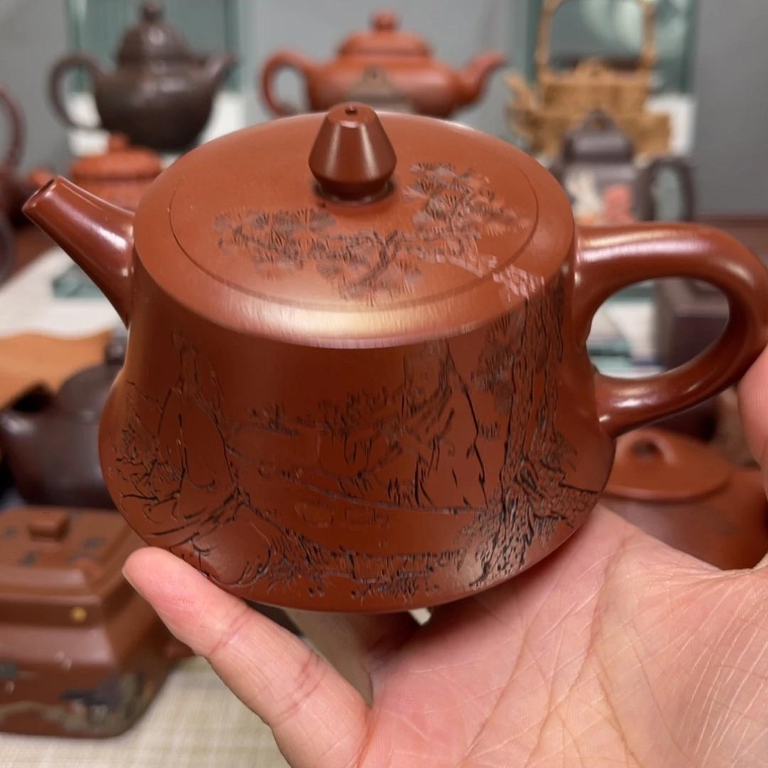 姚***忠茶壶紫砂高货放漏