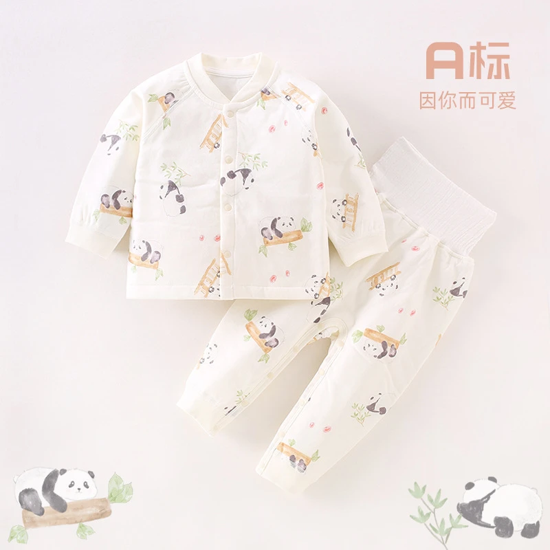 快乐宝贝薄棉系列立领套装