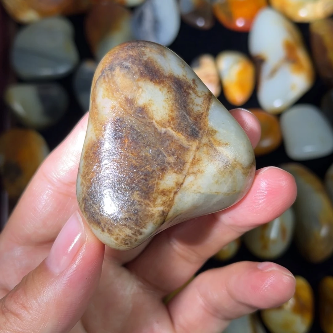 和田玉未镶嵌耳饰83