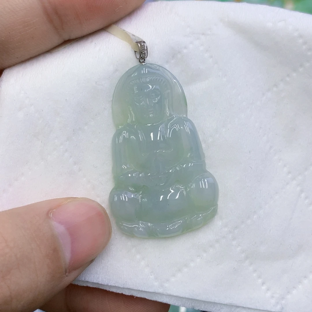 【闪购商品】颈饰18K金镶嵌翡翠