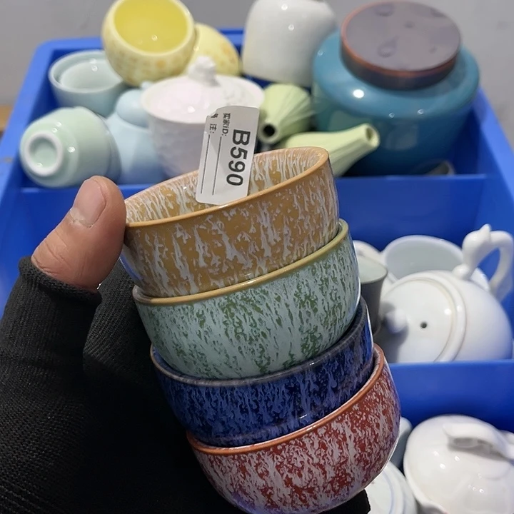 茶具默认微瑕瓷器、茶具、壶、摆件，介意勿拍