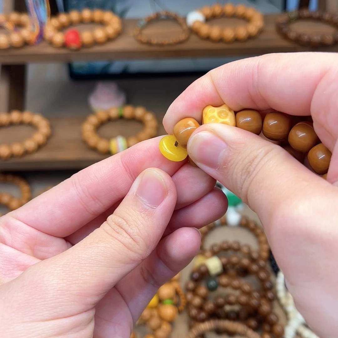 猴头核桃吊坠丙*隔片配件