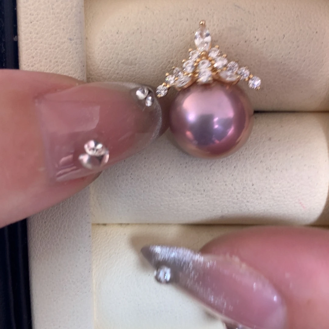 淡水珍珠颈饰银S925镶嵌