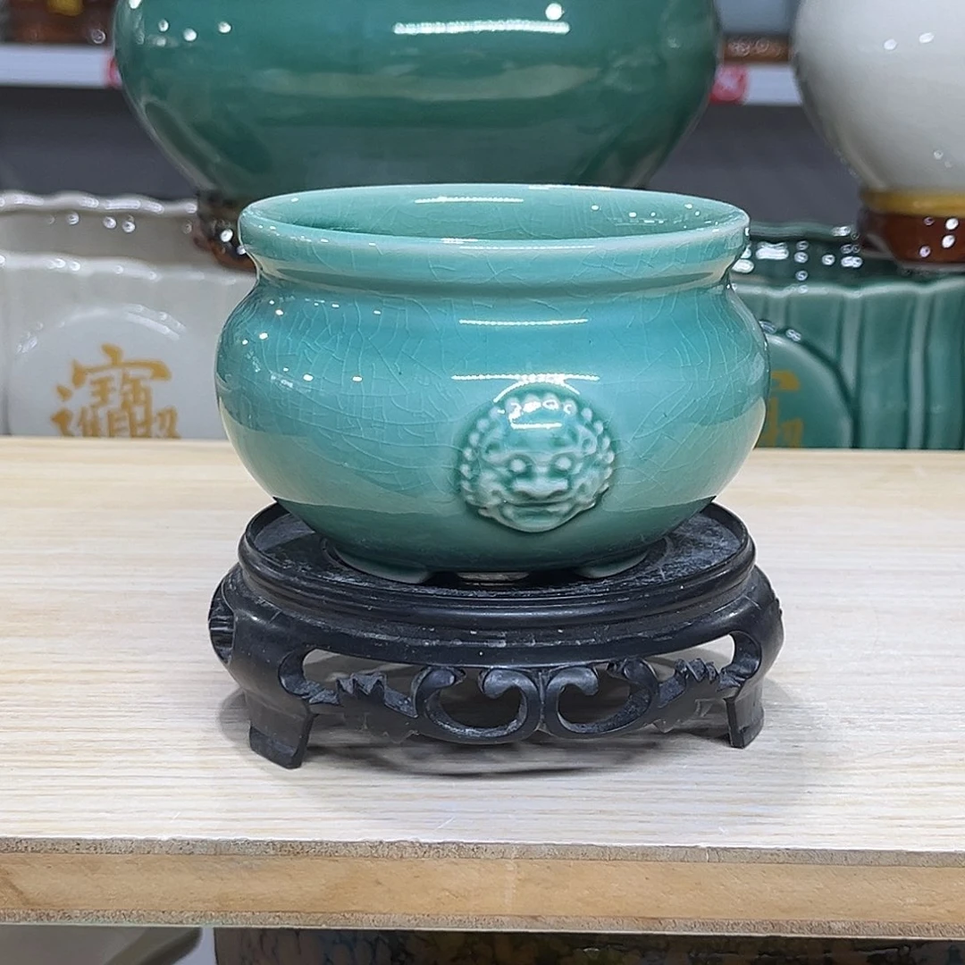 陶瓷绿植多肉微瑕花盆口径9/7