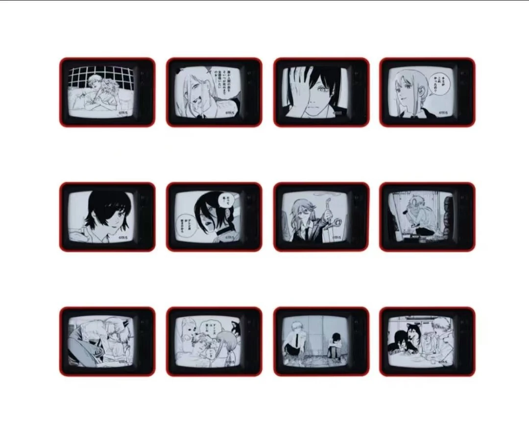 《小小玥》电锯人JF2025 原画电视机形状 冰箱贴 盲盒 代拆