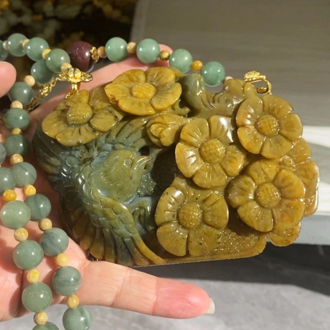 【闪购商品】岫玉毛衣链未镶嵌